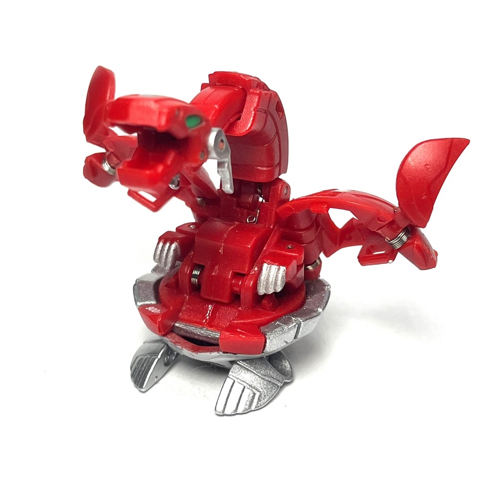 Bakugan Iron Dragonoid Red Pyrus Mechtanium Surge DNA 870G READ DESCRIPTION 0074